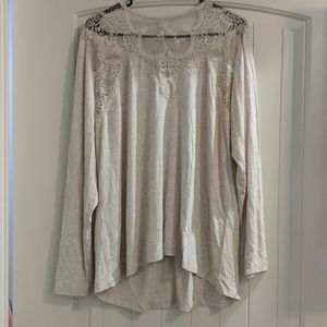Maurice's lace detailed top